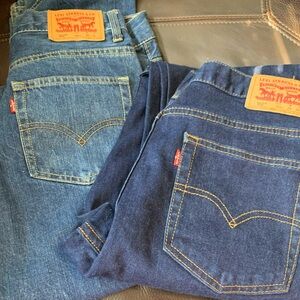 2 Pair Bundle!
Levi's Men's Deep Blue Straight-Leg Jeans 29/29 & 29/31